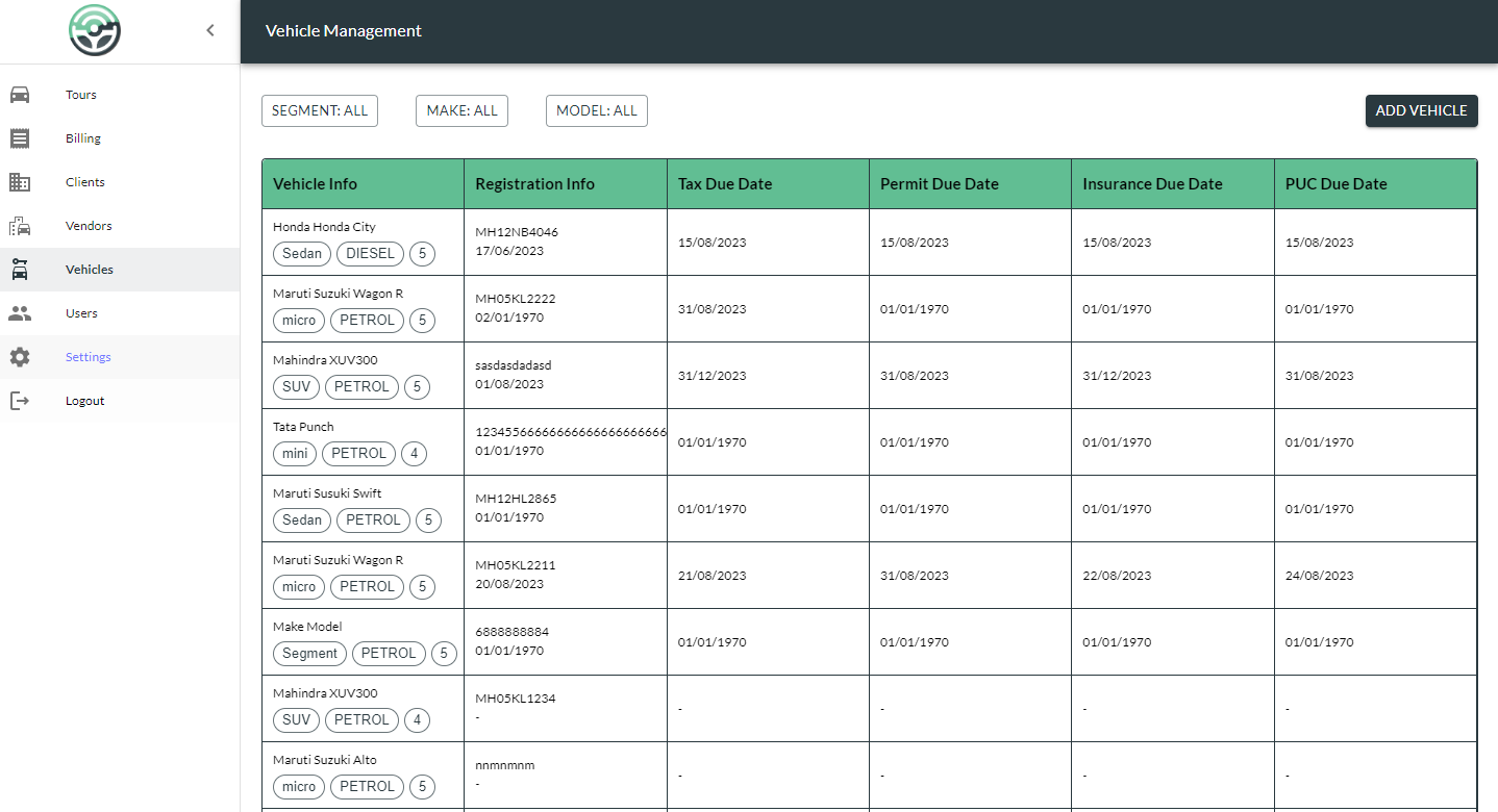 Taxi dispatch software